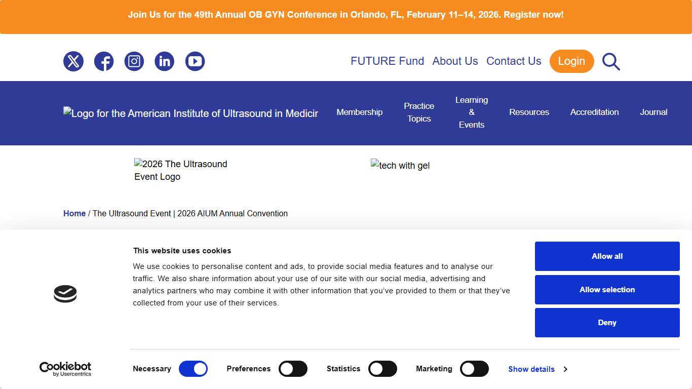 The Ultrasound Event 2026 AIUM Annual Convention